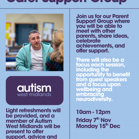 Autism West Midlands Coffee Mornings